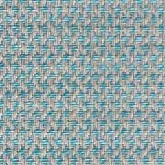 EINZELST�CK 1,25 m Outdoorstoff Teflon Kreuzmuster Weave, t�rkis natur