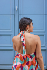 Papierschnittmuster Neckholder-Bluse Kleid PAREO  - Clematisse Pattern