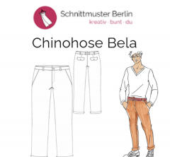 Papierschnittmuster Herren Chinohose BELA Schnittmuster Berlin