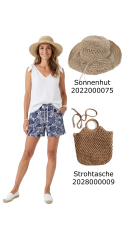 Musselin Stoff Muscheln Double Gauze Meterware wei� dunkelblau