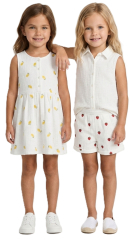 bestickter Musselin Stoff Erdbeeren rot gr�n wei� Double Gauze Meterware