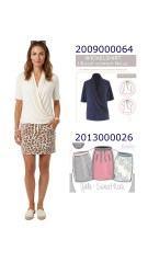 Sweat Frottee Stoff Leopardenmuster beig braun elastisch Meterware