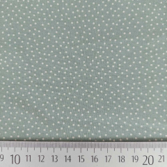 Baumwollstoff kleine Punkte Naturwei� Mintgr�n