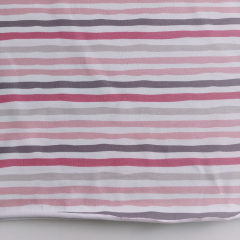 Jerseystoff Streifen - rosa pink wei�