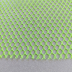Netzstoff Mesh f�r Bekleidung und Taschen, neongelb