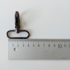 Taschenzubeh�r Set D-Ringe Karabiner Schieber 40 mm, gun metal