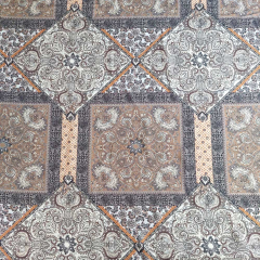 Viskose Stoff Patchwork Paisley Webware – Braunt�ne