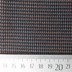 Strickstoff Pepita Muster braun schwarz