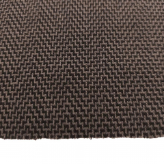 Strickstoff Fischgr�tmuster (Herringbone) braun schwarz