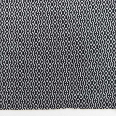 Strickstoff Geometrisches Muster Schwarz Wei�