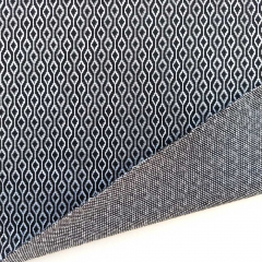 Strickstoff Geometrisches Muster Schwarz Wei�