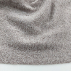 Boucl� Stoff Taupe – Mantelstoff & Jackenstoff mit Wolle Meterware