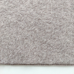 Boucl� Stoff Taupe – Mantelstoff & Jackenstoff mit Wolle Meterware