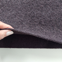Boucl� Stoff Dunkelbraun – Mantelstoff & Jackenstoff mit Wolle Meterware