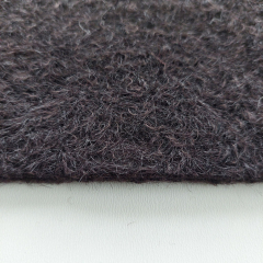 Boucl� Stoff Dunkelbraun – Mantelstoff & Jackenstoff mit Wolle Meterware