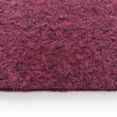 Boucl� Stoff Bordeaux – Meterware f�r Jacken & M�ntel, 12% Wolle