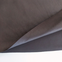 Wildlederimitat Fake Suede Meterware Doubleface dunkelbraun - f�r Bekleidung