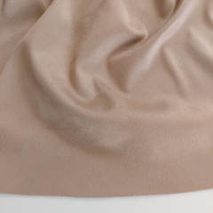 Wildlederimitat Fake Suede Meterware Doubleface beige - f�r Bekleidung