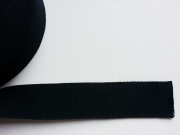 RESTSTCK 70 cm Gurtband Baumwolle 4 cm breit, schwarz #14
