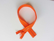 Reißverschluss 50 cm teilbar, leuchtend orange