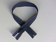 Reiverschluss 55 cm teilbar, dunkelblau