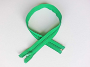 Reißverschluss 55 cm teilbar, grün