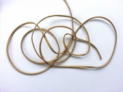 Lederimitatband /Schnrsenkel 4mm, hellbeige