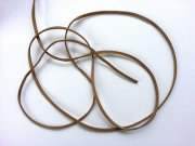Lederimitatband /Schnrsenkel 4 mm, beige