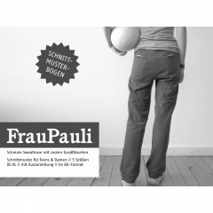 Papierschnittmuster Sweathose Damen FRAU PAULI Studio Schnittreif