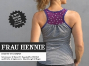 Papierschnittmuster Racertop Damen FRAU HENNIE Schnittreif