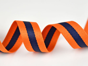Gurtband Streifen 3 cm, orange navy orange