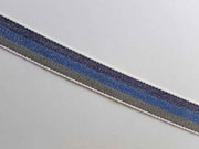 Webband Streifen 15 mm, khaki blau navy