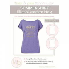 Papierschnittmuster Sommershirt Lillesol Woman No.4