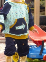 Feincord Stoff Babycord uni, dunkelblau
