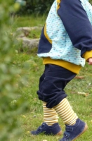 Feincord Stoff Babycord uni, dunkelblau