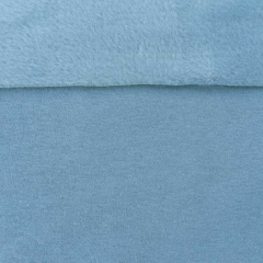 Sweatstoff Alpenfleece - dusty blue B-WARE