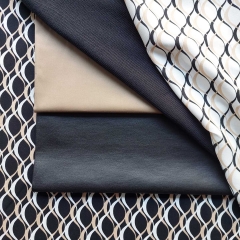 RESTSTCK 50 cm Hosenstretch Stoff Leggingsstoff Bengalin Kunstleder, schwarz