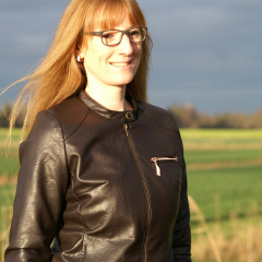 Vintage Lederimitat geprgte Optik, schwarz