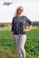 Schnittmuster Bluse mit Saumfalte Frau Nina Studio Schnittreif