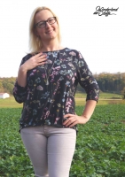 Schnittmuster Bluse mit Saumfalte Frau Nina Studio Schnittreif