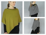 Frau Penny asymmetrischer Wendeponcho