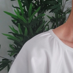 Sweat Stoff French Terry uni, wei