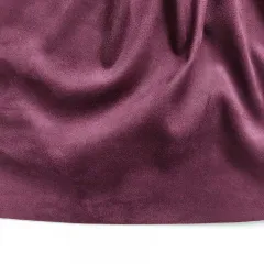 Wildlederimitat Fake Suede Meterware Doubleface Burgundy - f�r Bekleidung