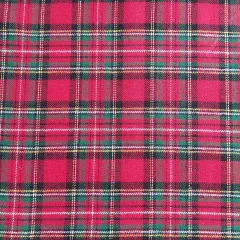 Flanell Baumwollflanell Schottenkaro, rot gr�n wei�