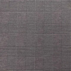 Strickstoff Glencheckmuster braun schwarz