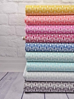 Baumwollstoff Zwiebelmuster grafisches Muster, mattes pink wei