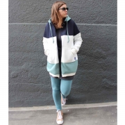 Heavy Jogging Sweat Stoff dick weich angeraut, mattes mint
