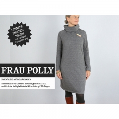 Frau Polly Sweatkleid Rollkragen Schnittmuster