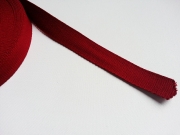 Gurtband Baumwolle 2,5 cm breit-dunkelrot #72