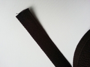 Gurtband Baumwolle 3,0 cm breit - dunkelbraun #56